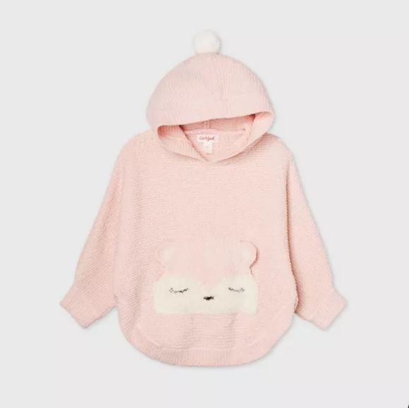 Cat u0026 Jack | Shirts u0026 Tops | Girls Fox Poncho Sweater Cat Jack 2t3t |  Poshmark
